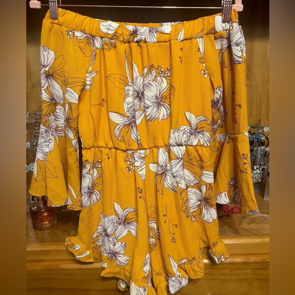Off the shoulder romper